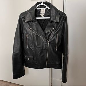 H&M leather jacket